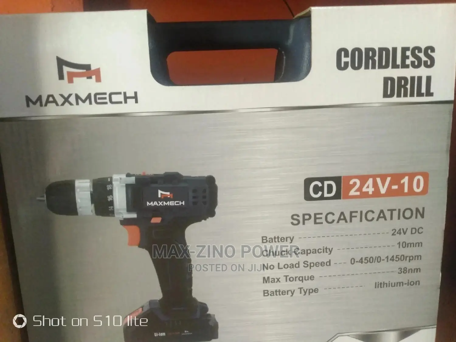 Maxmech Cordless Drill 24v-10