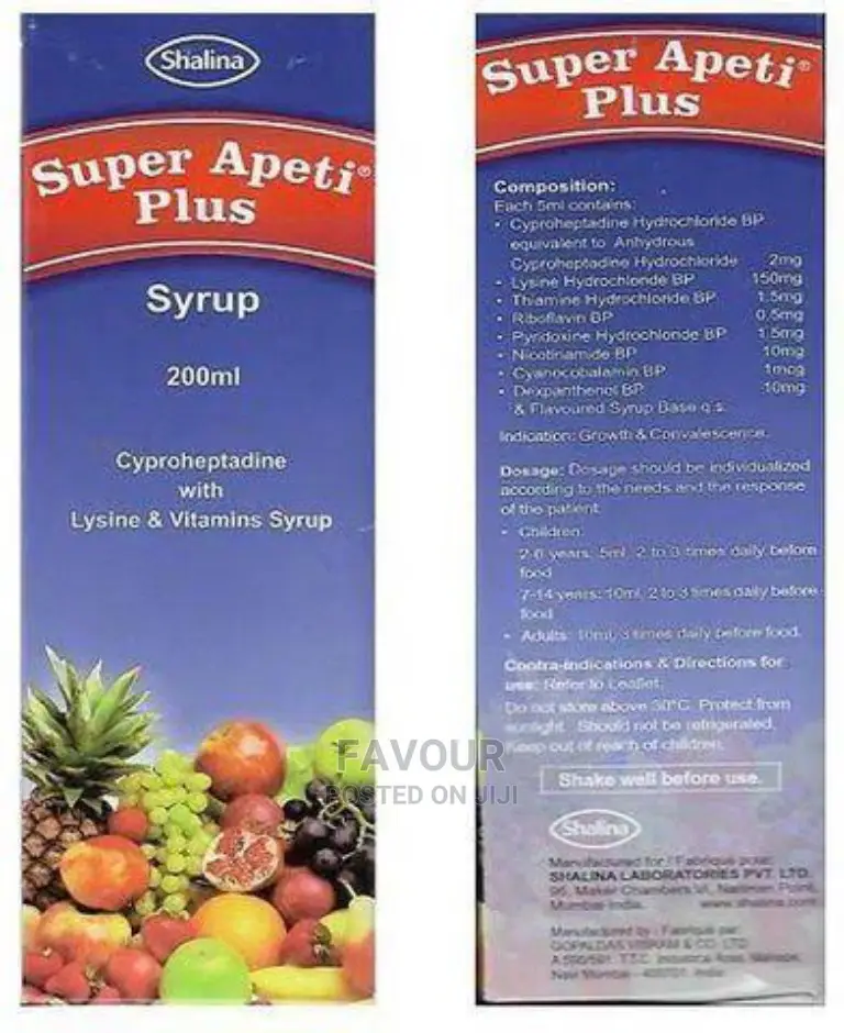 Super Apeti Plus Weight Gain Syrup