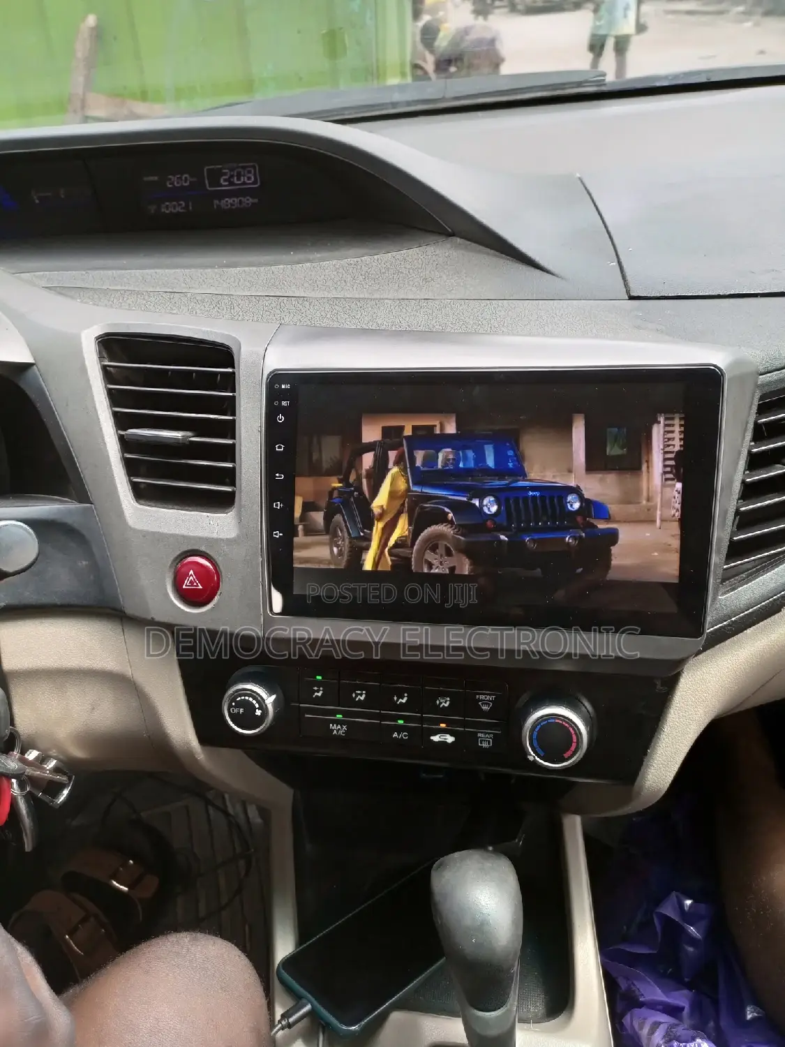 Honda Civic 2012 Android With GPS Navigation System (Map)