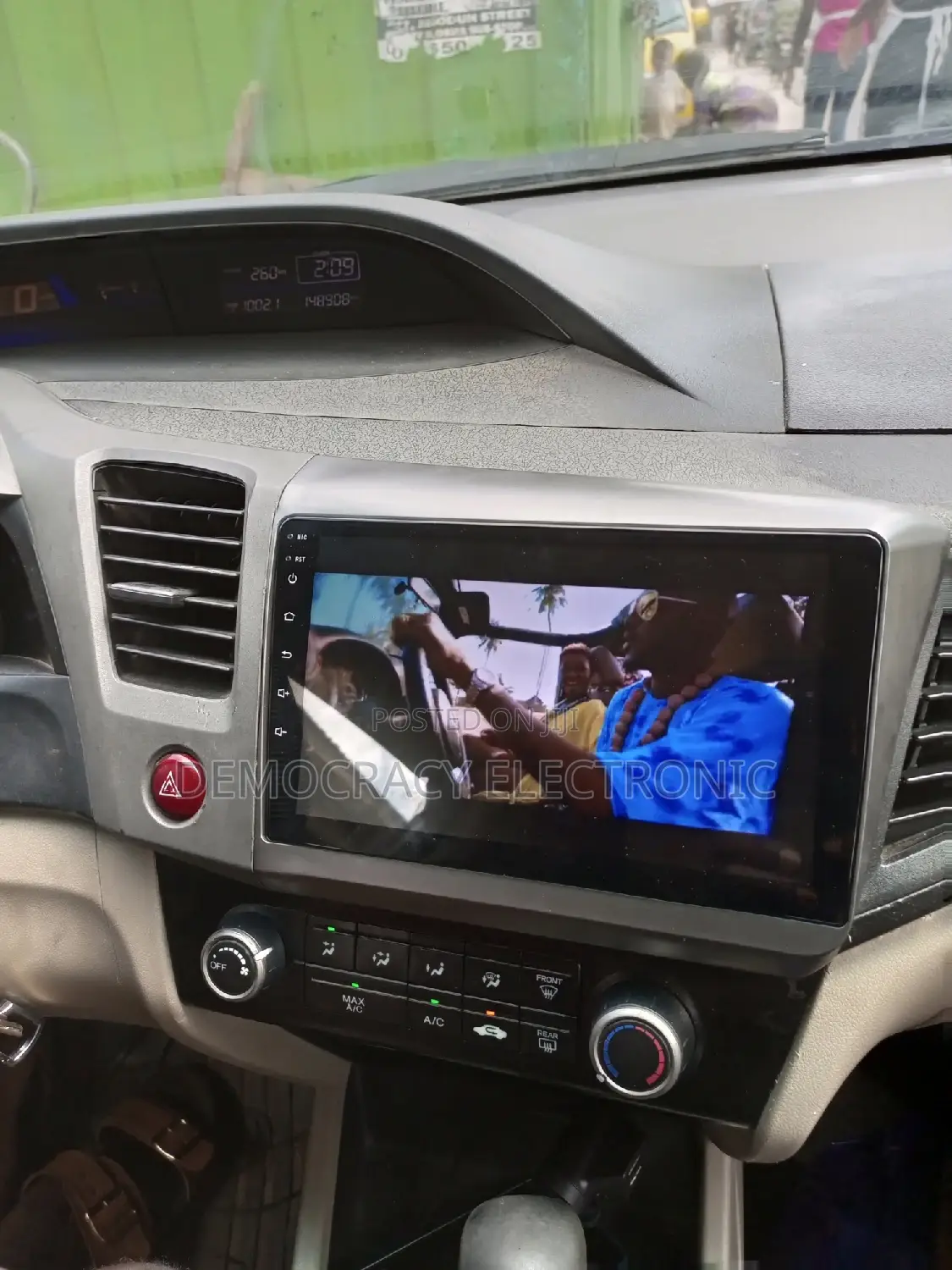 Honda Civic 2012 Android Screen With GPS Navigation (Map)
