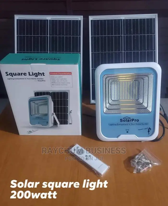 Solar Flood Light 200w With Remote and Panel
