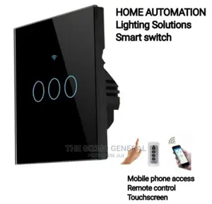 Caleocom Smart Remote and Wifi Wall Electric Switch 3 Gangs