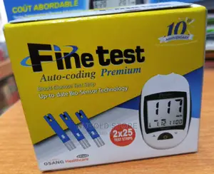 Fine Test Autocoding Blood Glucose Test Strips *50 Strips