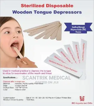Medical Tongue Depressor Wooden