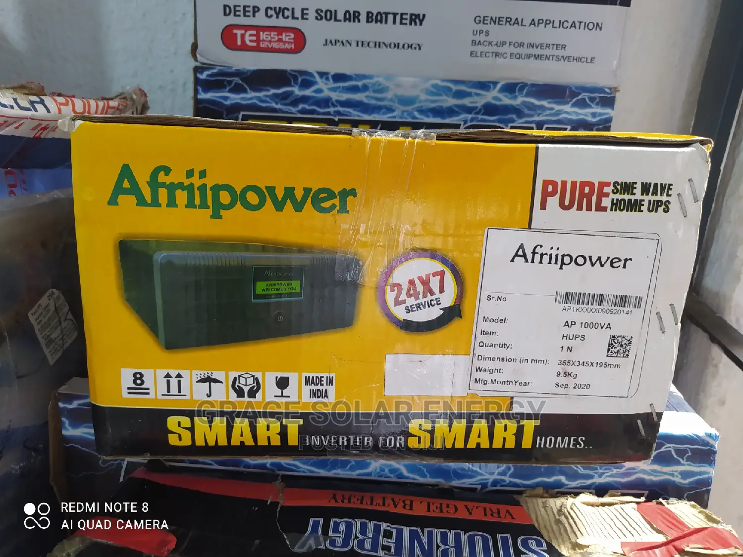 Afriipower 1kva 12v