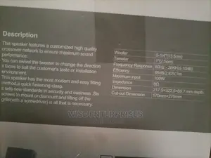 In Wall Speaker