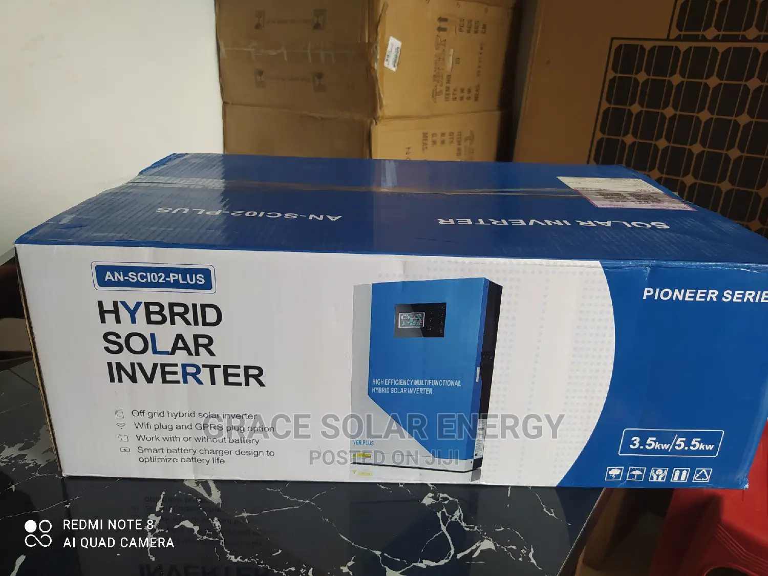 Anern 5.5kva Hybrid Inverter With 100A Inbuilt Controller