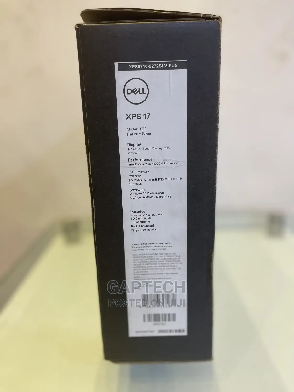 New Laptop Dell 32GB Intel Core I9 SSD 1T