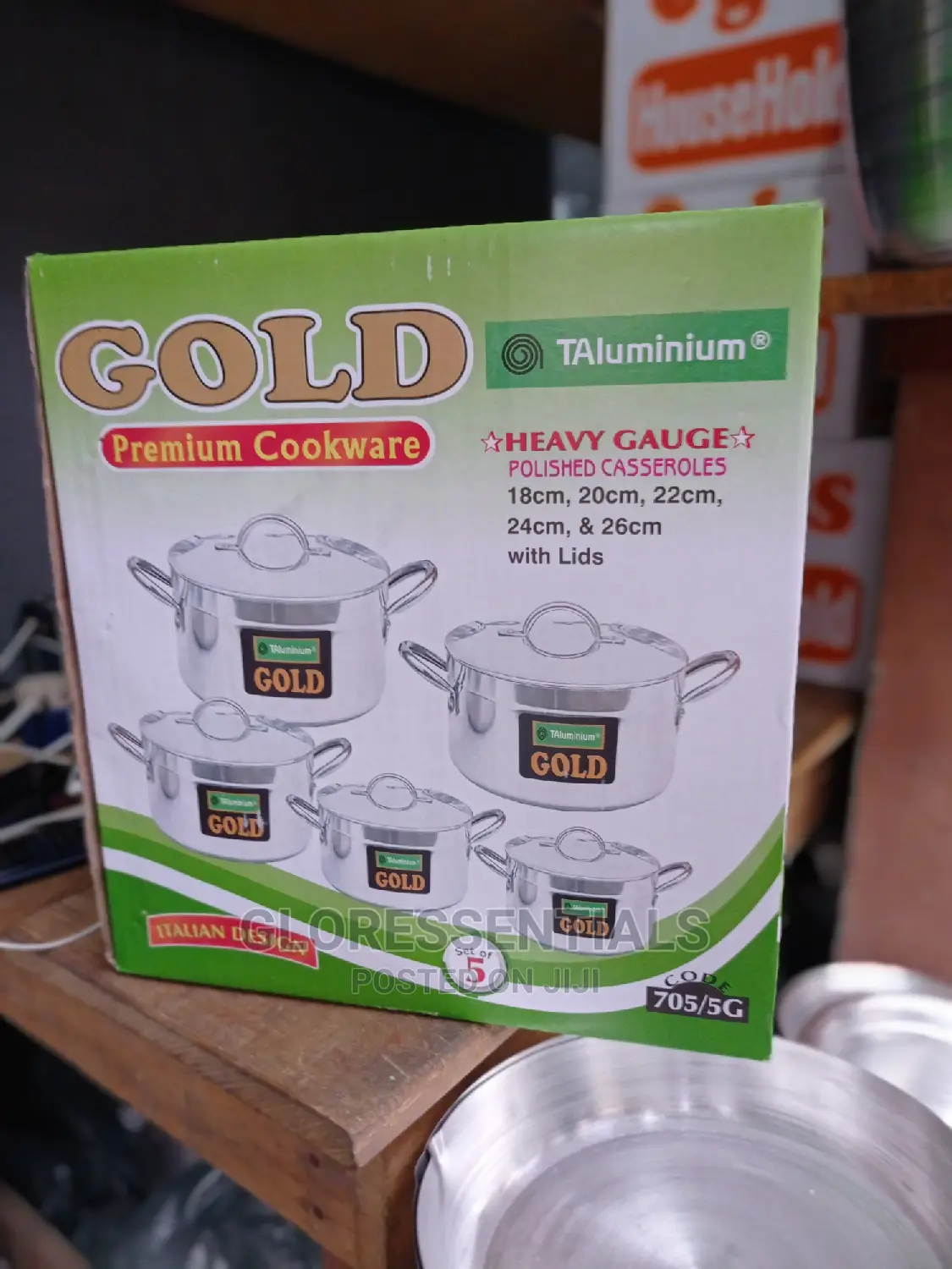 Tower Gold Quality Thick Pot Set