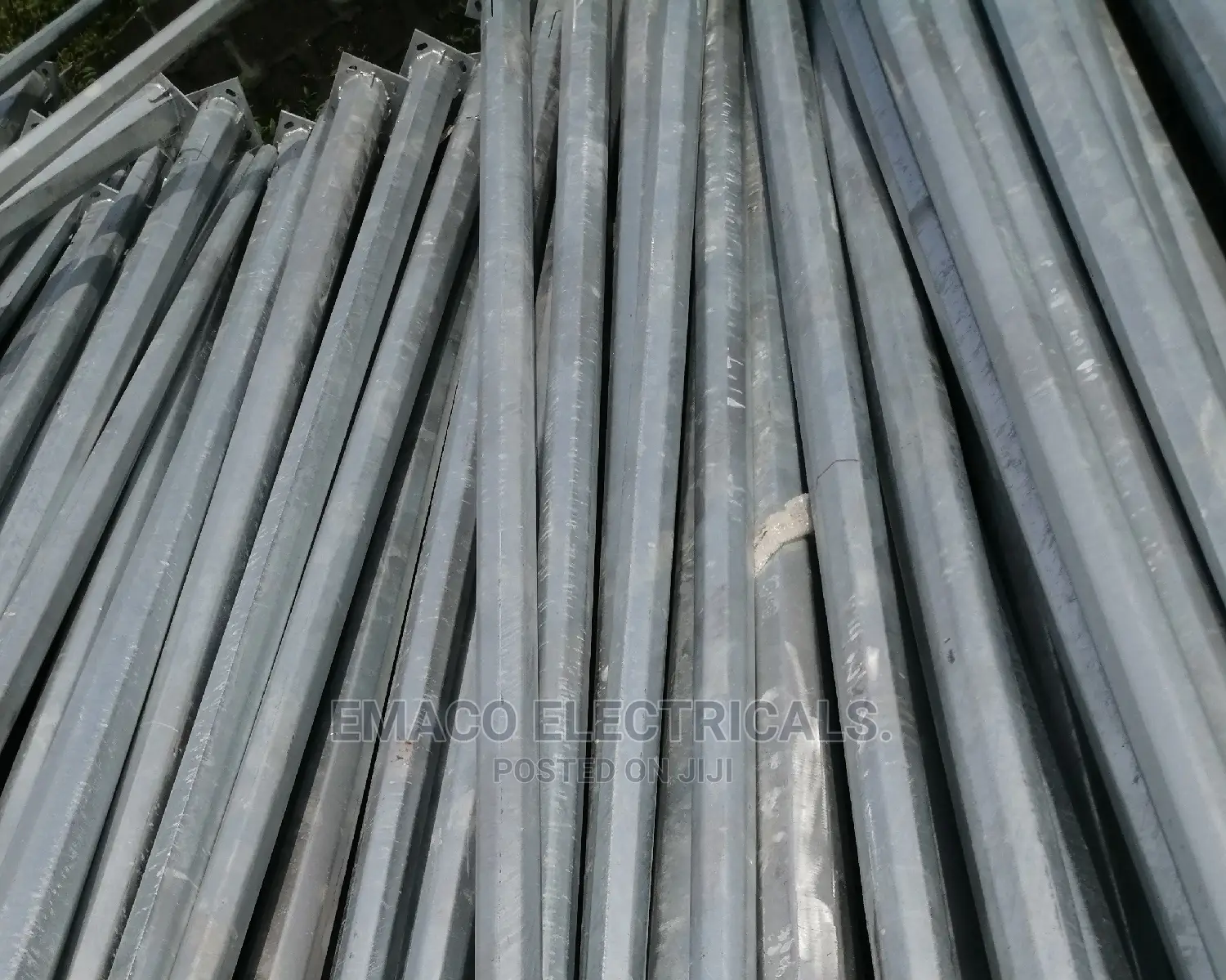 10 Meters Foreign Hexagonal Galvanized Street Light Pole