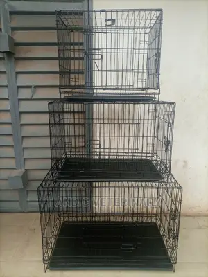 Heavyweight Pet Dog Collapsible Cages With Double Door