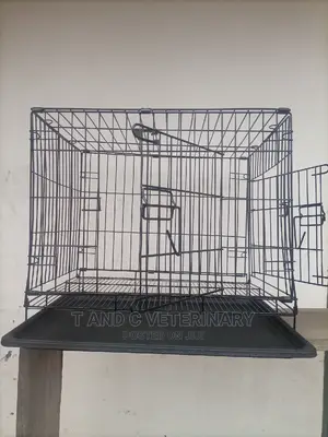 Heavyweight Pet Dog Collapsible Cages With Double Door