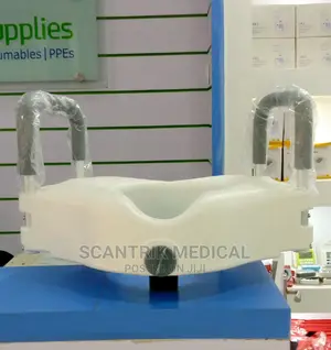Medical Locking Elevated Toilet Seat With Arms