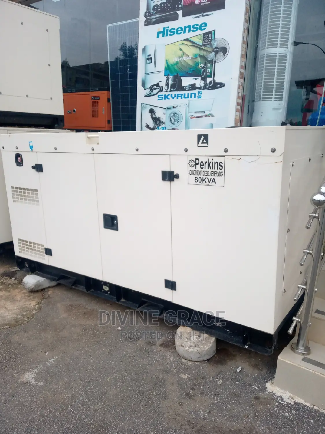 80kva S'oundproof Perkins Generator