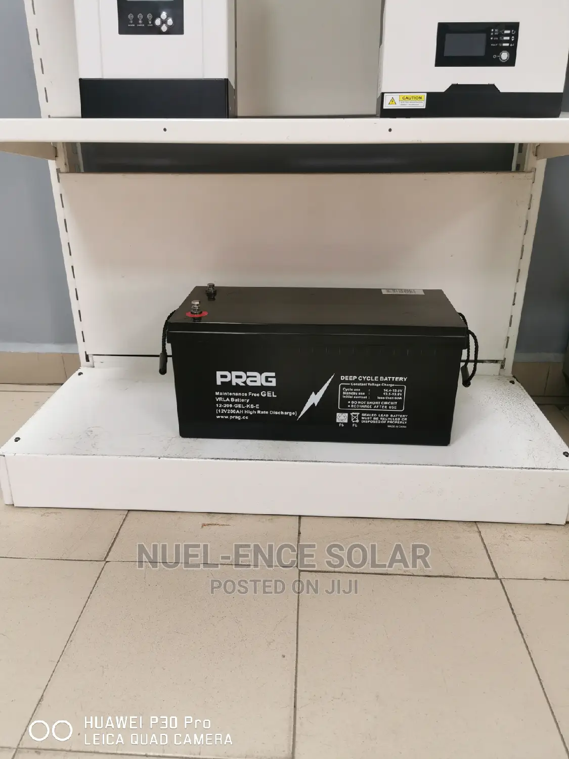 12v 200ah Prag Deep Cycle Battery.
