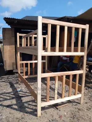 Wooden Bed Double Decker Will Quality Material Very Strong