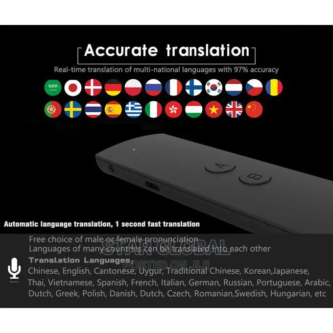 T6 Intelligent Translator Device Handheld Speech
