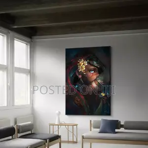 African Woman Canvas Wall Art