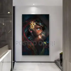 African Woman Canvas Wall Art