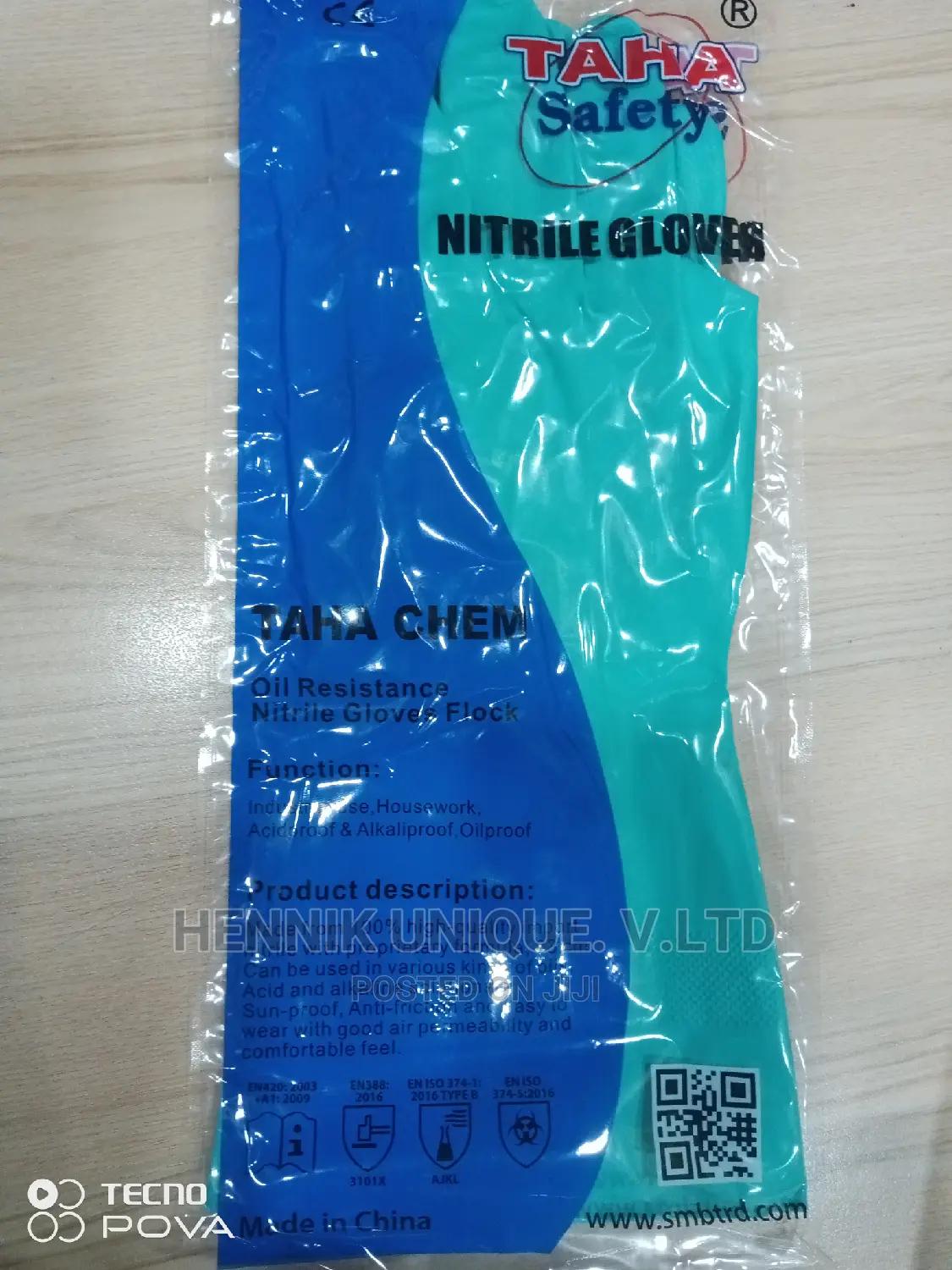 Nitrile Reusable Gloves