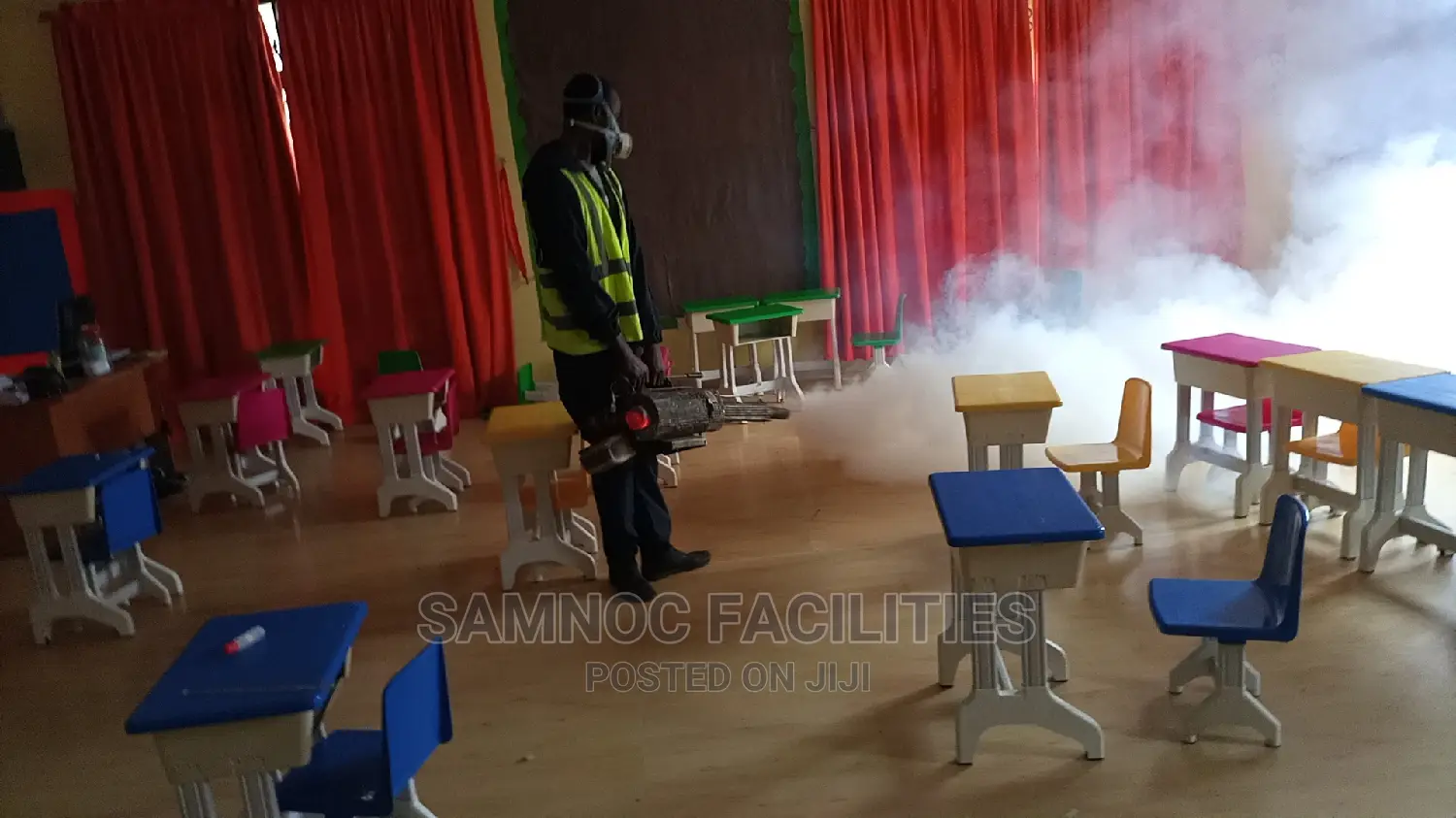 Fumigate Offices, School, Restaurants and Home