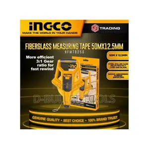 Ingco Fibreglass Measuring Tape 50m X 12.5mm