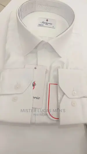 Sartoria Plain White Men's Shirts