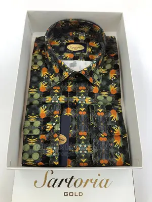 Sartoria Gold Multi Color Lovely Shirt
