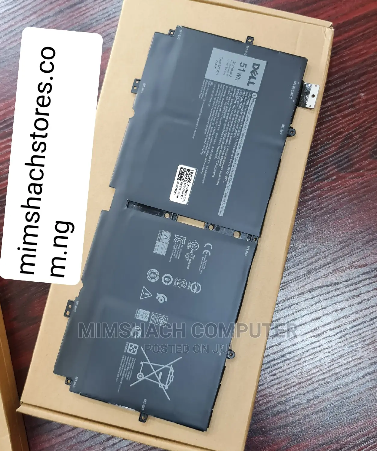 DELL XPS 13 7390 2-In-1 P103G Battery (52TWH)