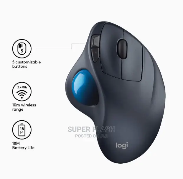 Logitech M570 Trackball Wireless Mouse