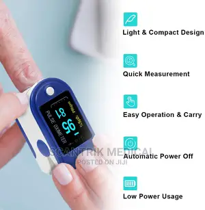 Finger Pulse Oxymeter Digital Oxygen Meter Clip