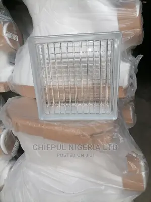 Crystal White Glass Block