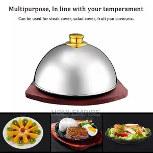 Stainless Food Cover Cooking Food Dish Cover Lid Anti-Fly