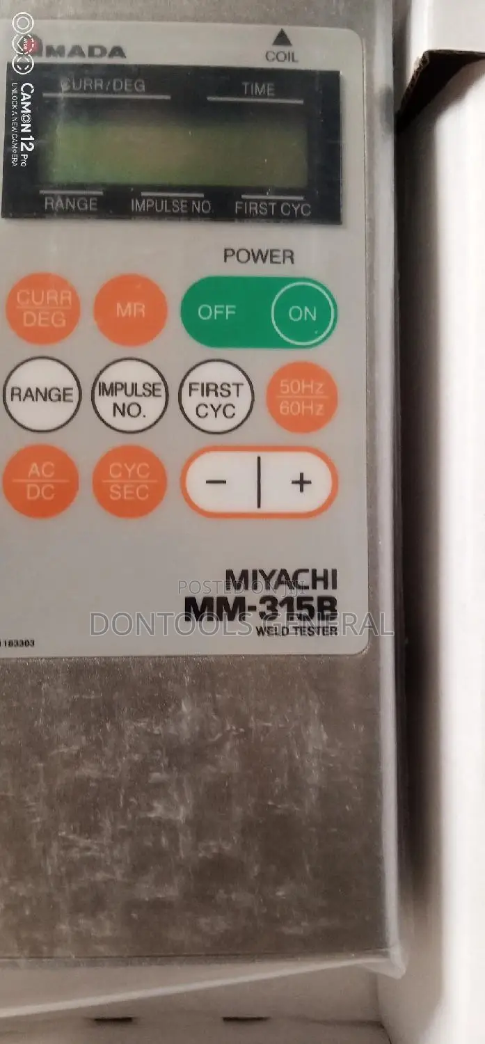Amada Miyachi Weld Tester(Hand Held) Mm-315b-Amada Weld Tech