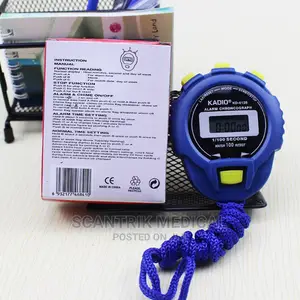 Alarm Chronograph Electronic Stopwatch Running Timer Quartz