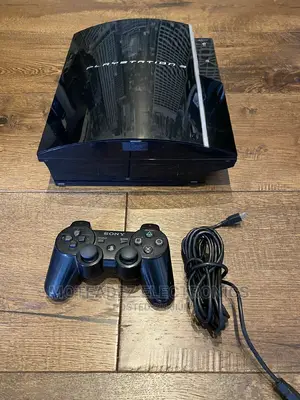 Uk Used Sony Playstation 3 Console W/Games, Cables and Pad