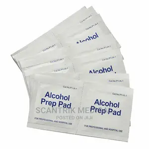 100 Pcs Alcohol Pads Swabs Wet Wipes Antiseptic Cleanser