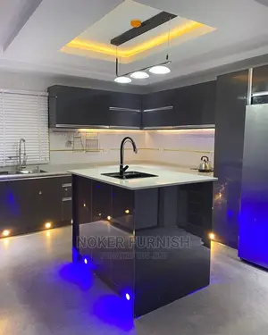 Luxury Kitchen Cabinets With LED Lights