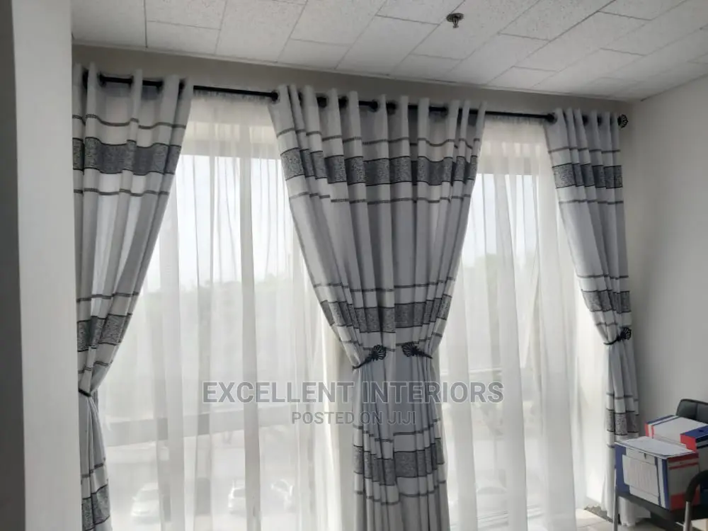 Quality Black and Ash Curtains.