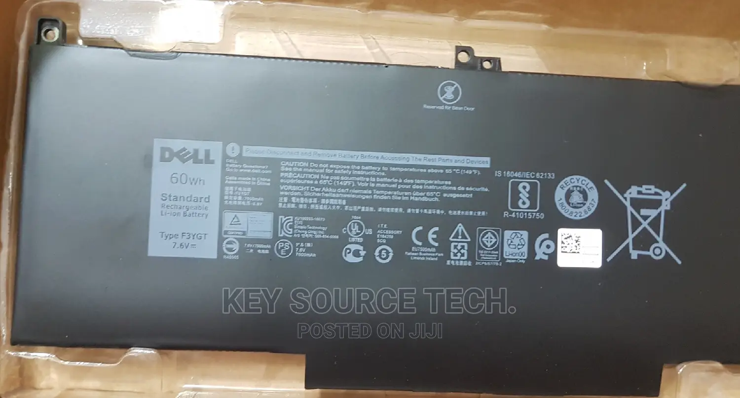 Dell F3ygt Laptop Battery For Dell Latitude E7480 E7490 60wh(Original)