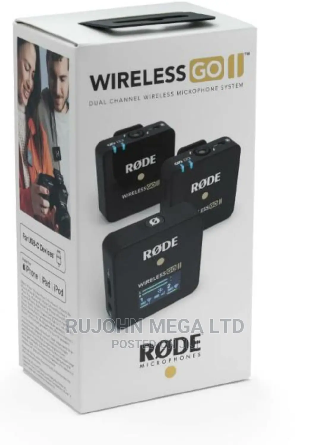 RODE WIRELESS GO II. 2 Transmitter 1 Receiver Wireless Mic