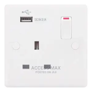 13 Amps Single Socket With USB (Available Now)