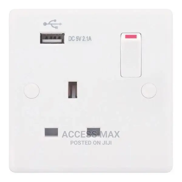 13 Amps Single Socket With USB (Available Now)