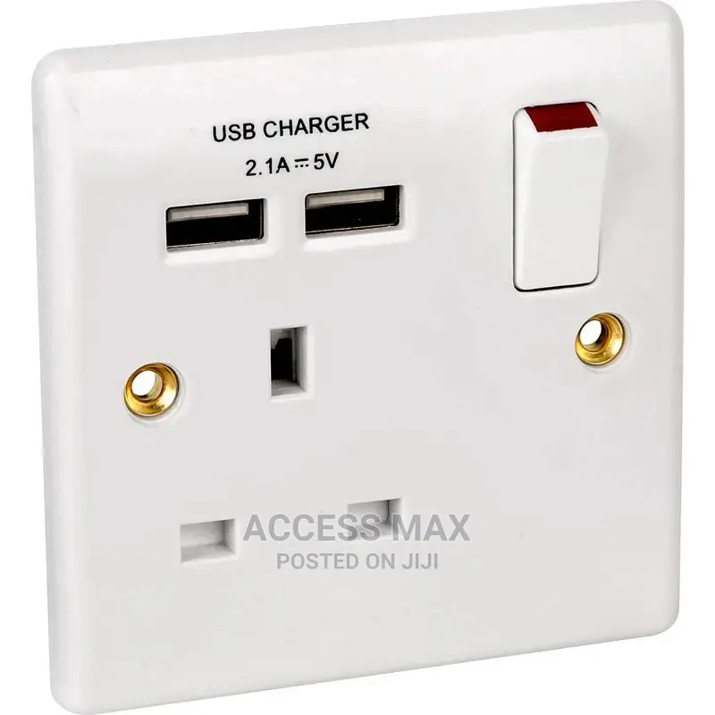 13 Amps Single Socket With USB (Available Now)