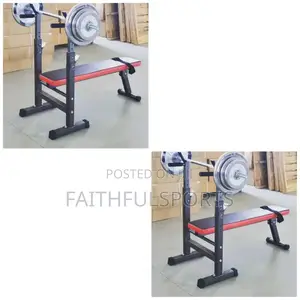 Sit-Up Bench With 50kg Dumbbells