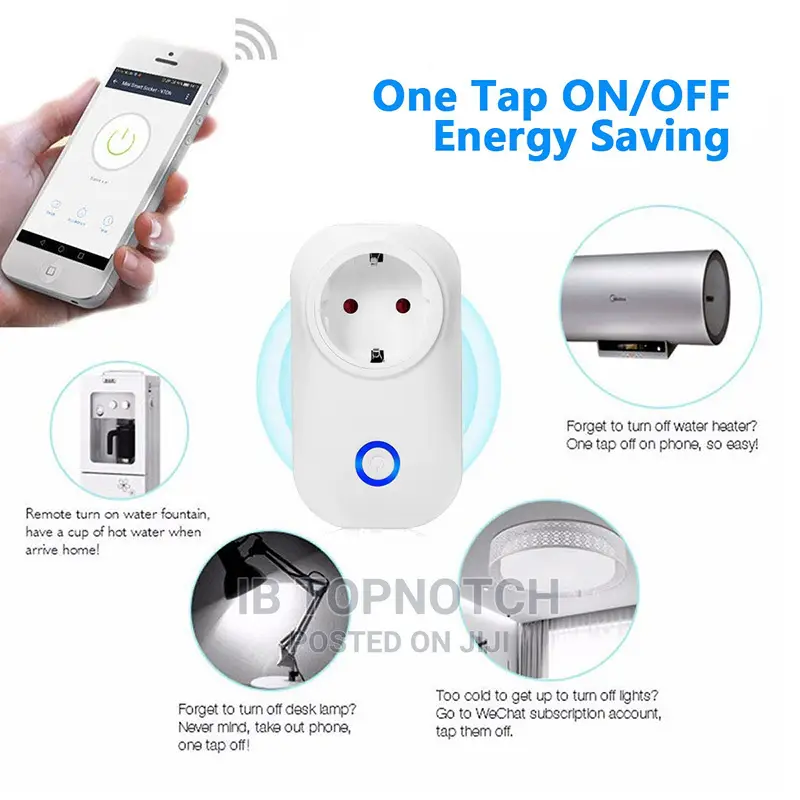 Smart Wifi Switch UK Plug Wireless Socket