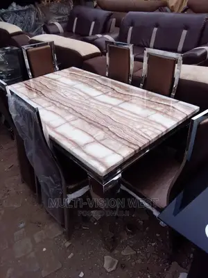 Marble Top Dinning Table and Chair Set