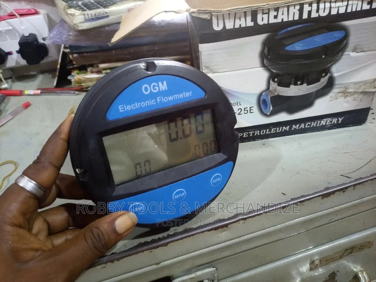 Oval Gear Electronic Flowmeter OGM-25E 1"