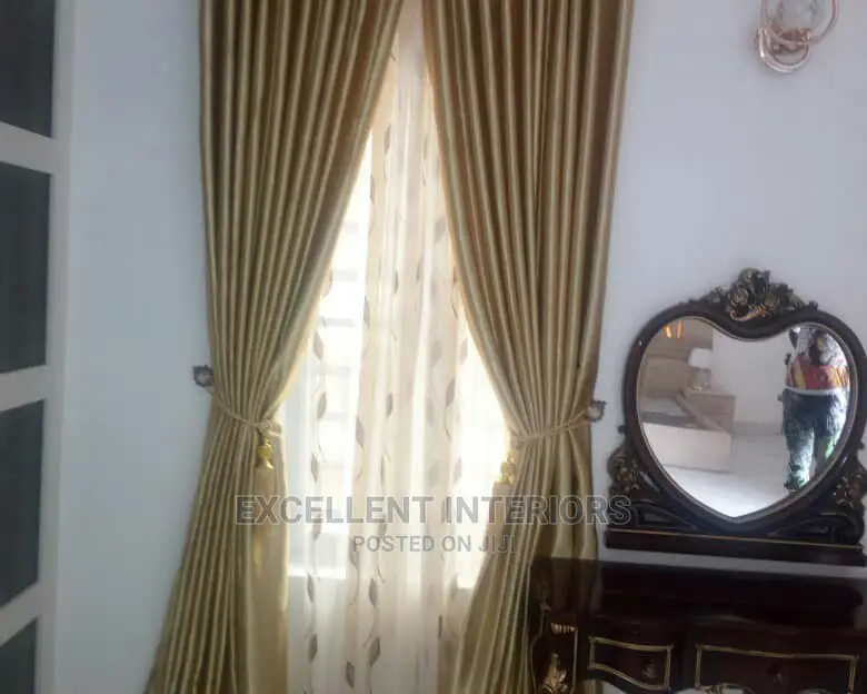Plain Gold Curtain.