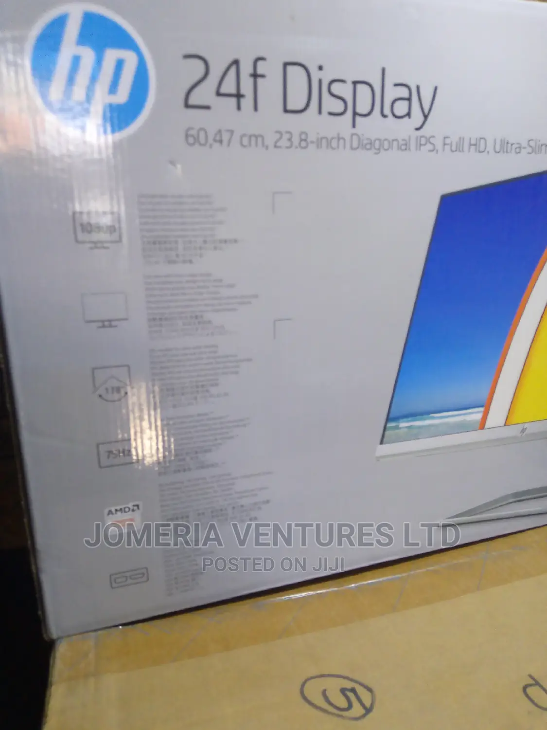 HP 24F Display 23.8-Inch Diagonal Ips, Full Hd, Ultra-Slim M